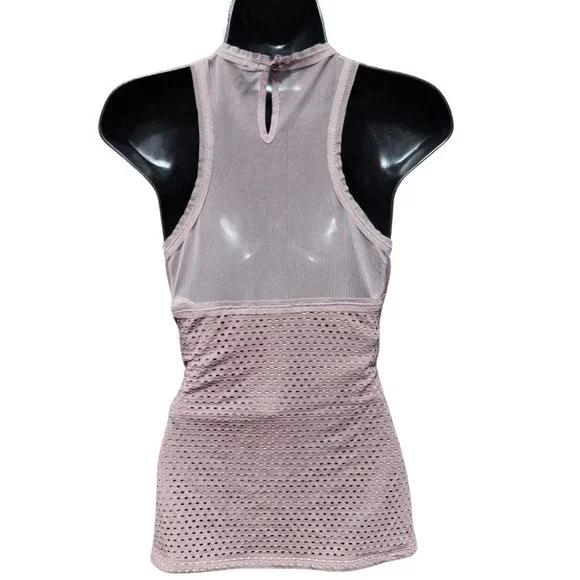 Bcbgmaxazria "Katlin" Geometric Sleeveless Mesh top, size small. - Picture 4 of 7